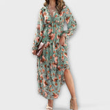Alexandrina Louise | Maxi Dress With Embroidered Floral