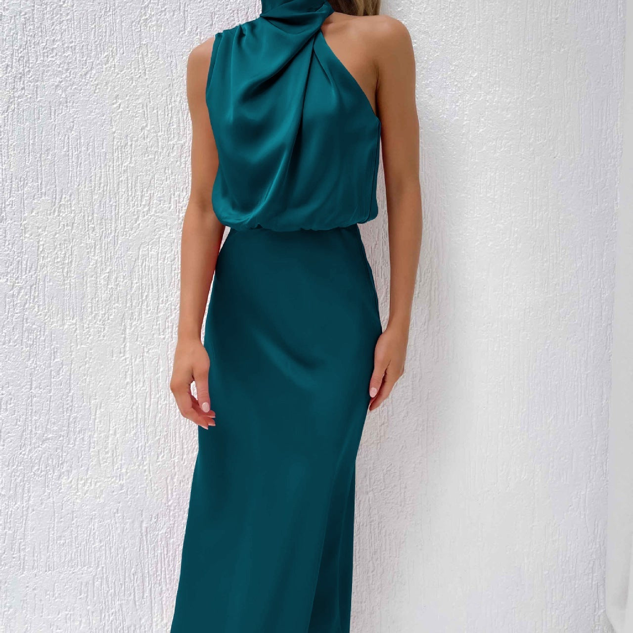 Helena™ Elegant Halter Dress