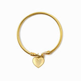 Gold Heart Bracelet Luxe Collection Subtle Exclusivity