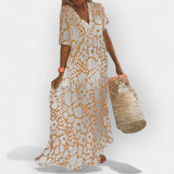 Arabella-Morgana-Faye | Airy Summer Dress With Pattern