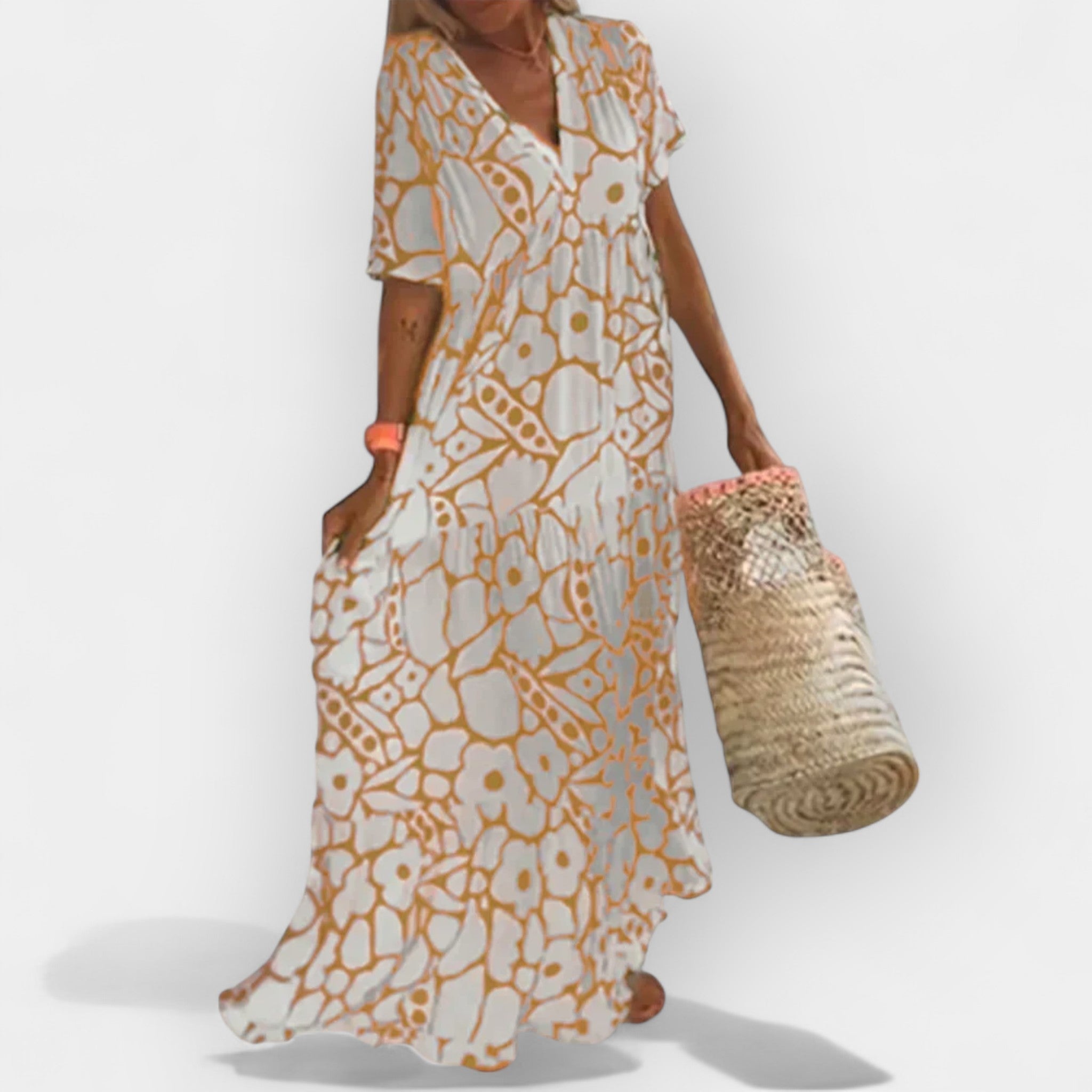 Arabella-Morgana-Faye | Airy Summer Dress With Pattern