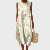 Leah | Cotton Floral Dress