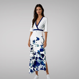 Poppy | Elegant Short-Sleeve Dress