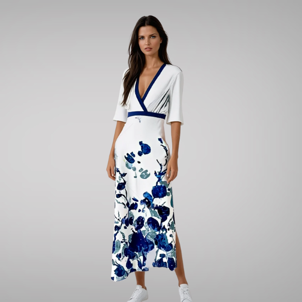 Poppy | Elegant Short-Sleeve Dress