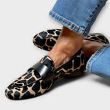 Northcliffe | Luxurious Leopard Print Velvet Slippers