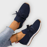 Athena | Elise Casual Sneaker with Lace Comfortable Soft Sole