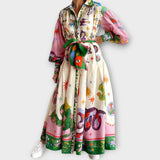 Catherine Elizabeth | Maxi Dress With Puff Sleeves