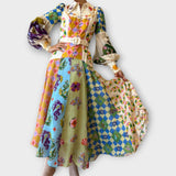 Catherine Elizabeth | Maxi Dress With Puff Sleeves