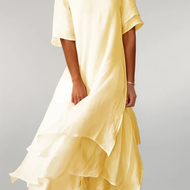 Emily | Multi-Layered Midi Dress