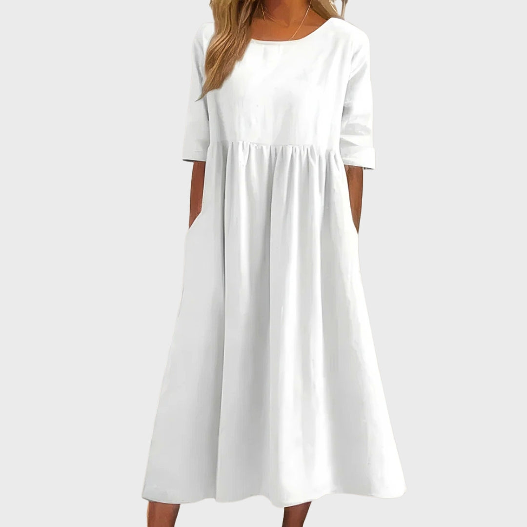 Mary | Flattering Cotton Dress