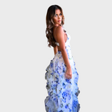 Annabel | Floral Ruffle Maxi Dress
