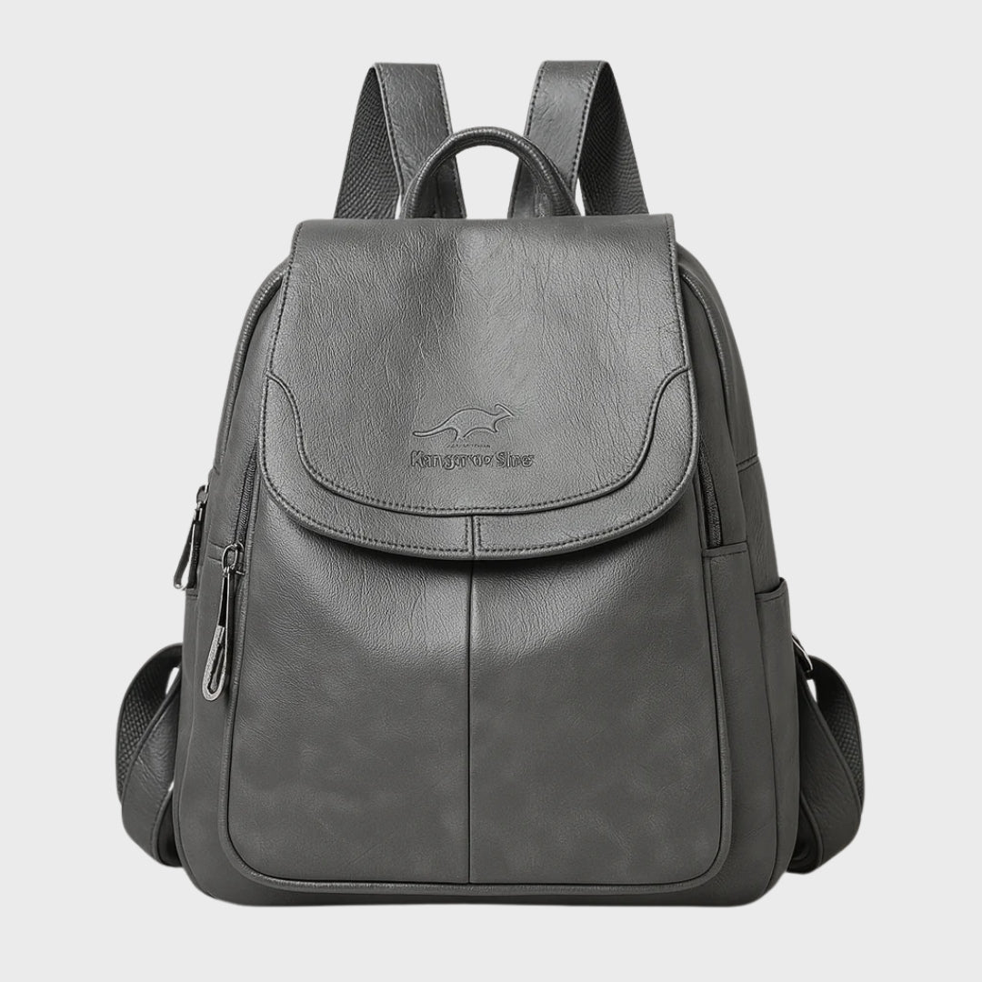 Adeline | Anti-Theft Leather Backpack for Stylish