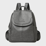 Adeline | Anti-Theft Leather Backpack for Stylish