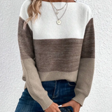 Calista - Elegant Long-Sleeve Sweater with Dropped Shoulders