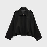 Catherine | Suede Oversized Warm Leather Jacket