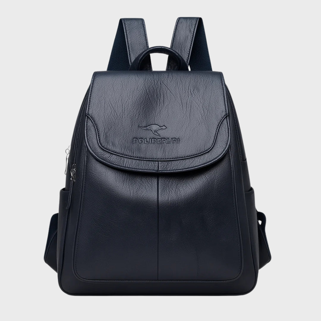 Adeline | Anti-Theft Leather Backpack for Stylish