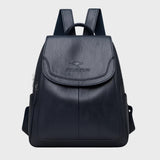 Adeline | Anti-Theft Leather Backpack for Stylish