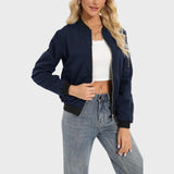 Erin | Autumn Long-Sleeve Bomber Jacket with Zipper