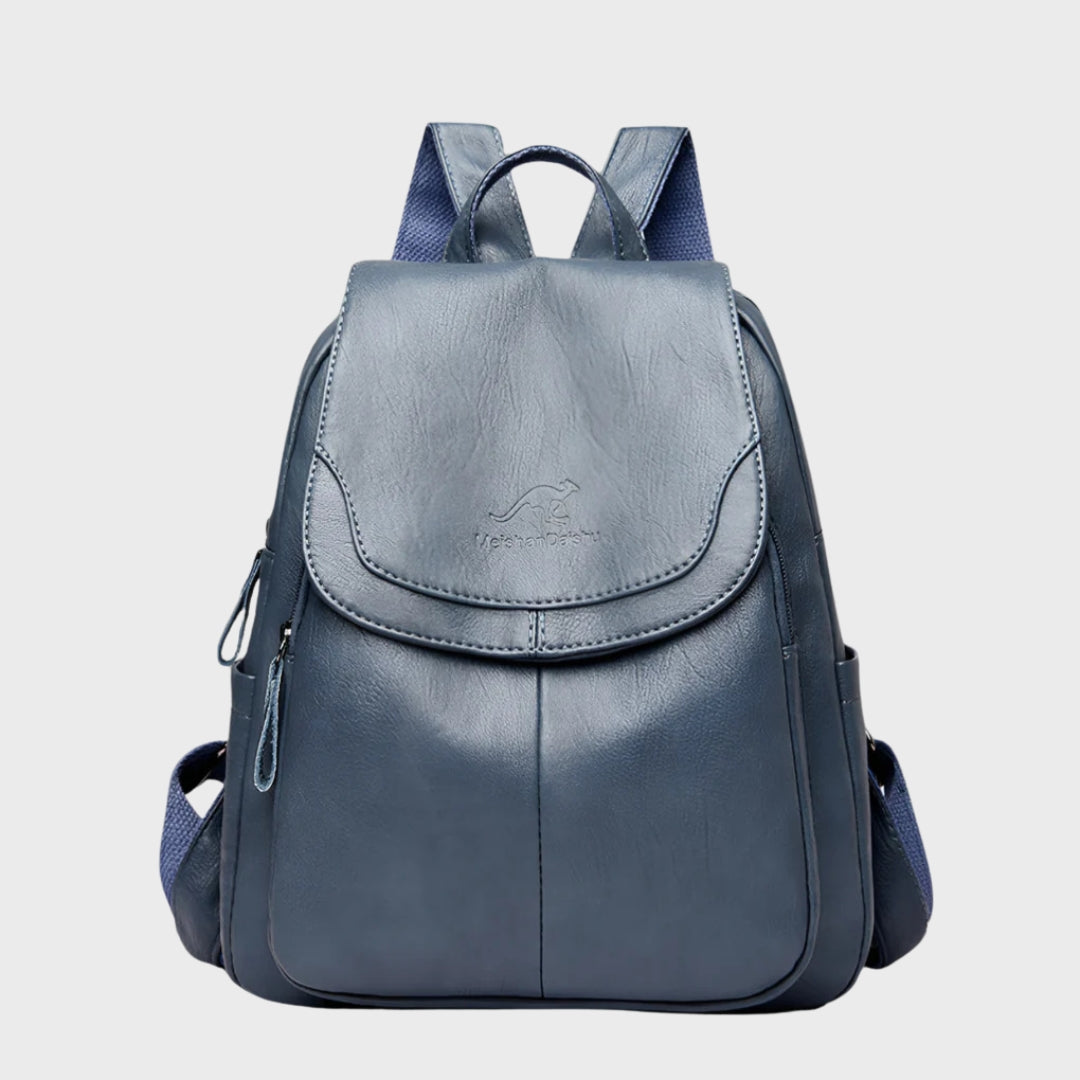 Adeline | Anti-Theft Leather Backpack for Stylish