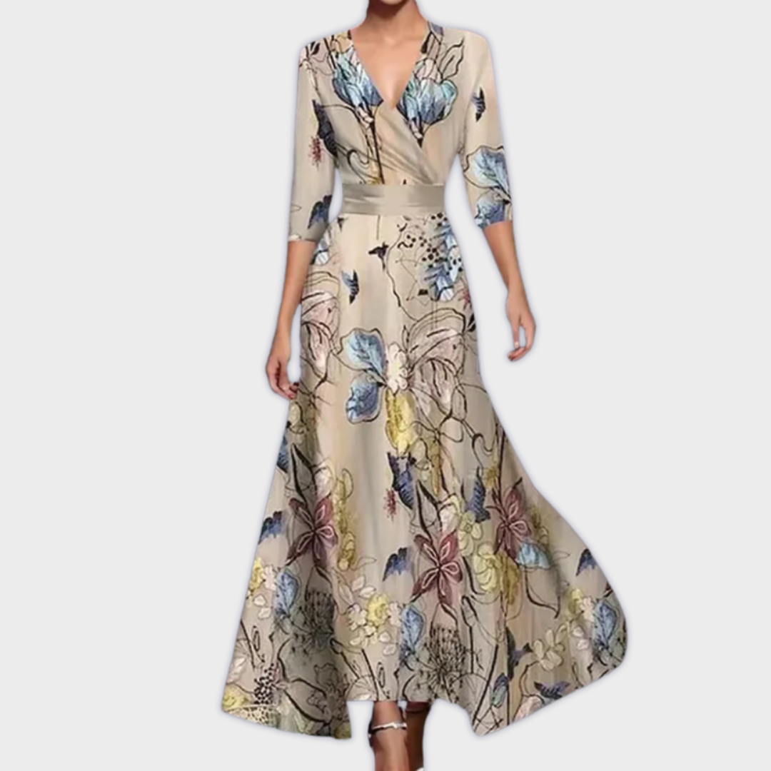 Alexandrina | Magnificent Handmade Velvet Maxi Dress