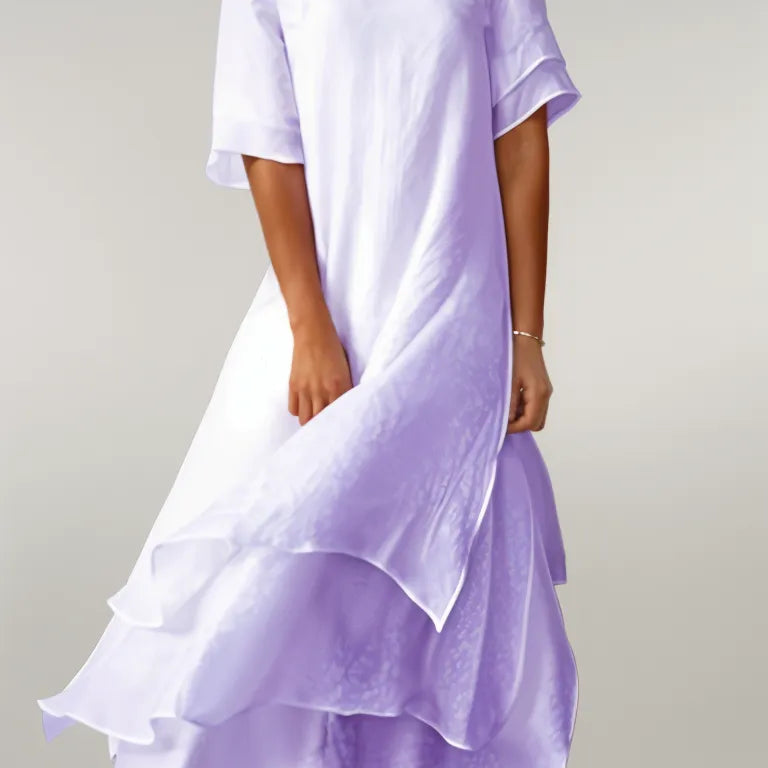 Emily | Multi-Layered Midi Dress