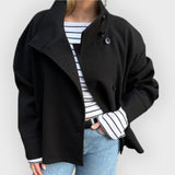 Elise – Luxe Double Breasted Short Coat