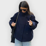 Elise – Luxe Double Breasted Short Coat