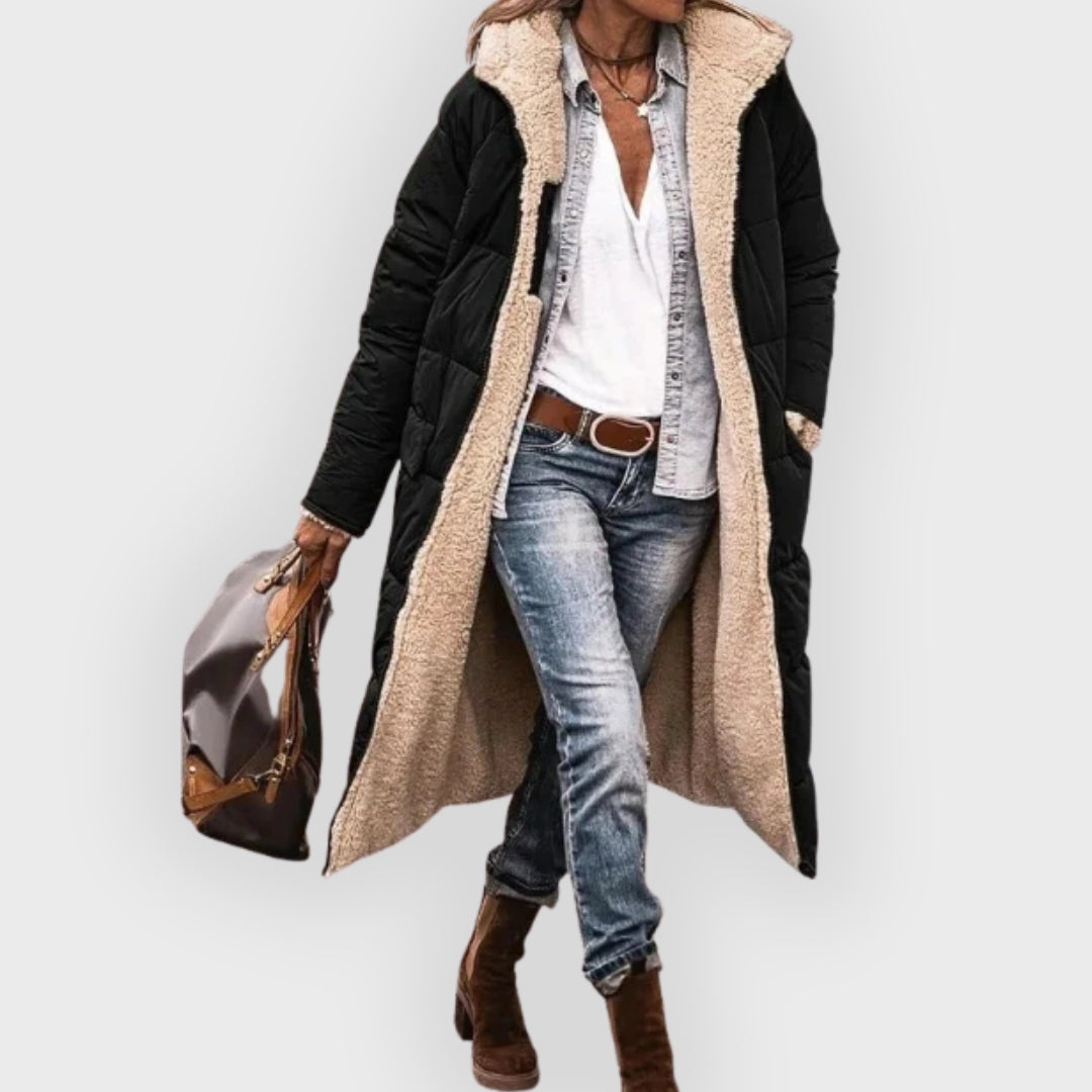 Ellary – Longline Sherpa-Lined Puffer Coat