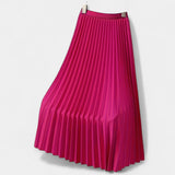 Charlotte | Luxurious Glamorous Pleated Satin Skirt