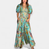 Amelia | Transcendent Glamorous Maxi Dresses Sleeves