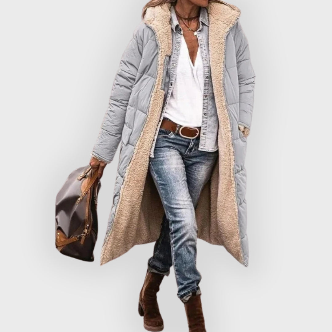 Ellary – Longline Sherpa-Lined Puffer Coat