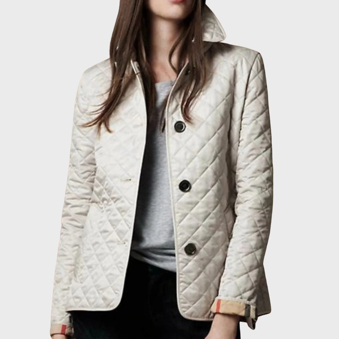 Verity | Casual Quilted Jacket with Turned-Down Collar