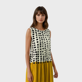 Edith | Bold Panelled Cotton Dress