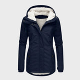 Maya | New Pleated Cotton Coat with Hood