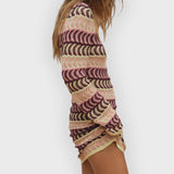 Veronica | Long-Sleeved Structured Knit Dress