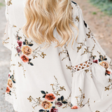 Women's casual patchwork top met print