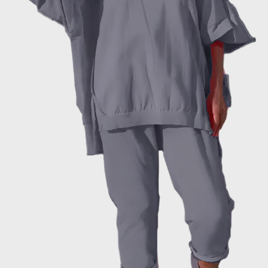 Alex | Extravagantly Cosy Round-Neckline Lounge Set