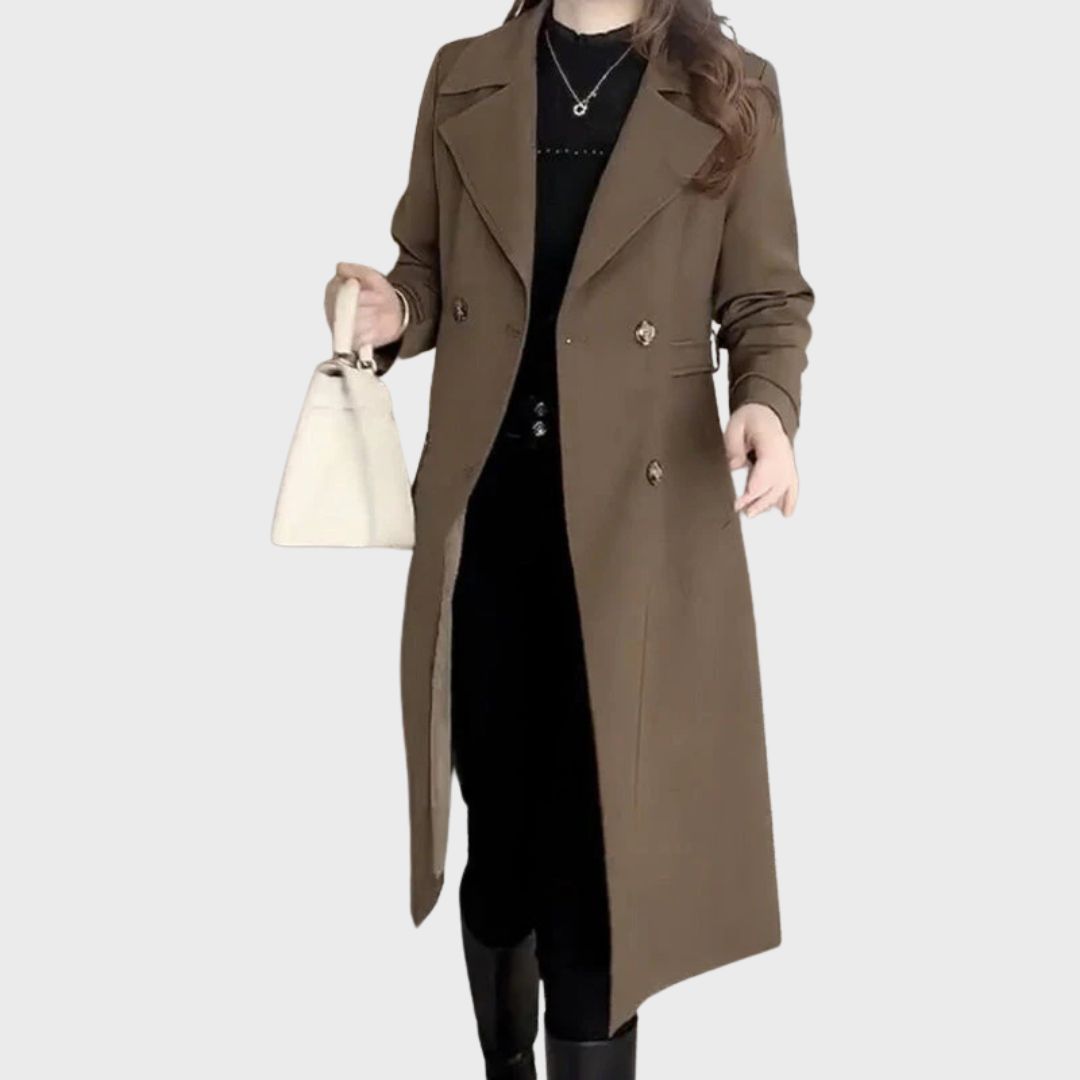 Beatrix | Double-Breasted Trench Coat for Women