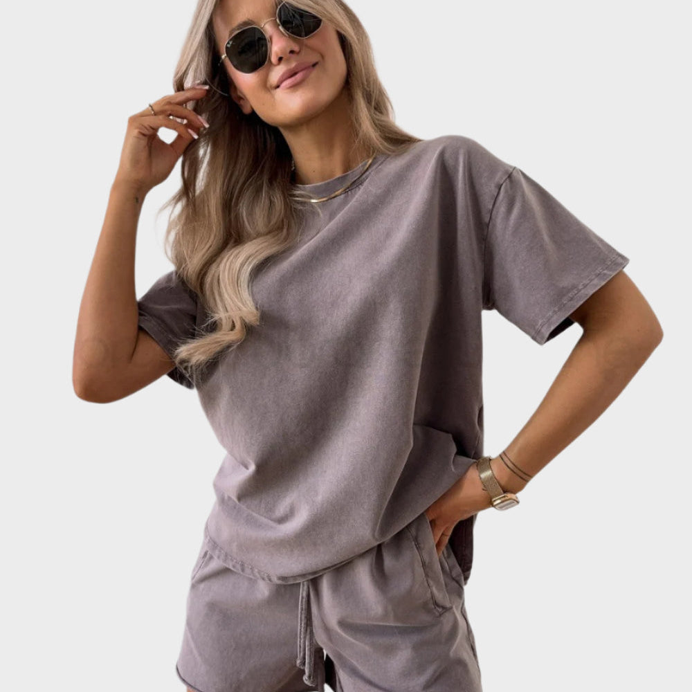 Alex | Oversized Casual Cotton-Blend Loungewear Set