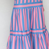 Nooré | Capri Breeze Striped Maxi Dress