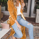 Long duster cardigan for women