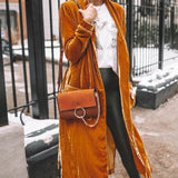 Long duster cardigan for women