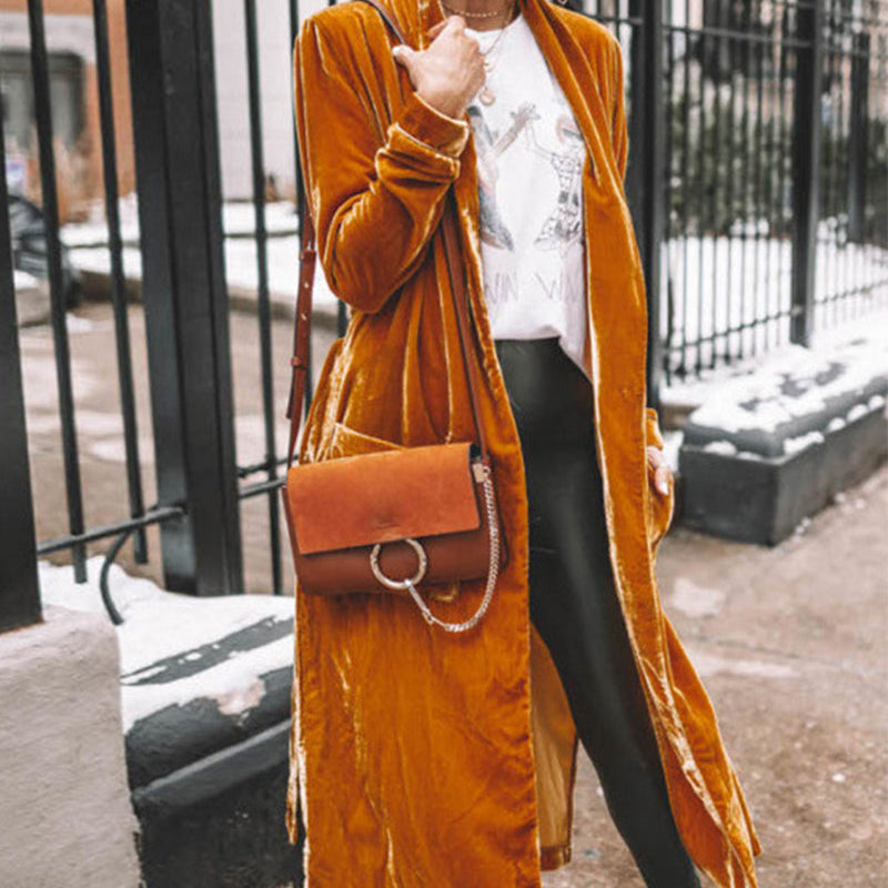 Long duster cardigan for women