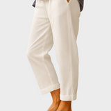 Ainsley | Luxurious Breathable Summer Linen Trousers
