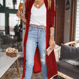 Long duster cardigan for women