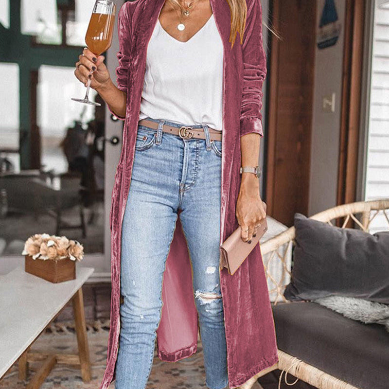 Long duster cardigan for women