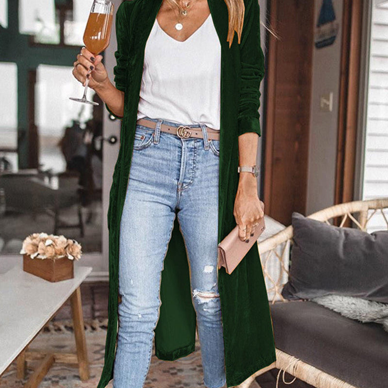 Long duster cardigan for women