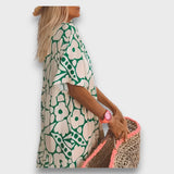 Amelia | Magnificent Floral Silhouette Dress Buttons