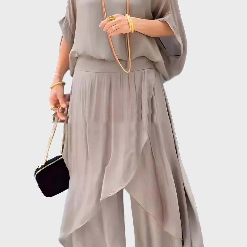 Worthington | Luxurious Extravagant Loose Slit Trousers