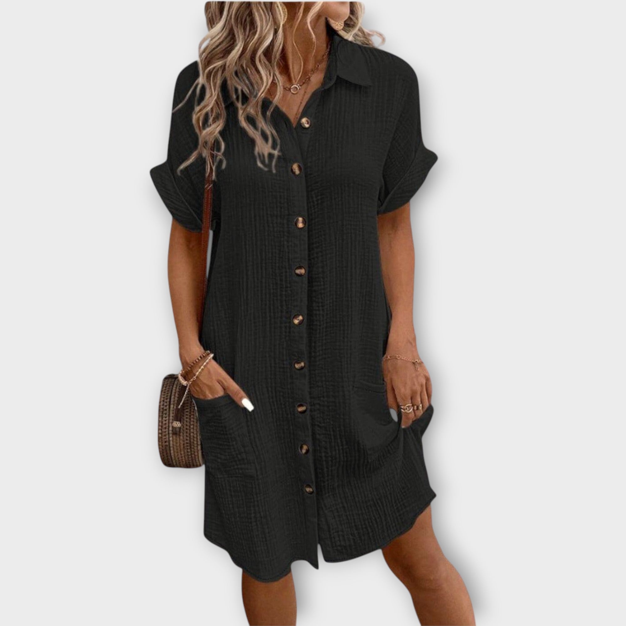Sydney | Superluxurious Featherweight Summer Shirt Dress